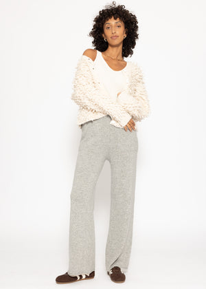 Stricktop mit Kaschmir - offwhite