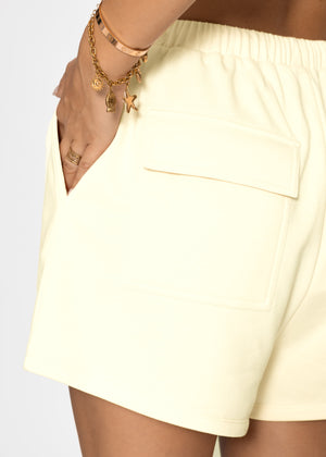 Sweatshorts - butter yellow