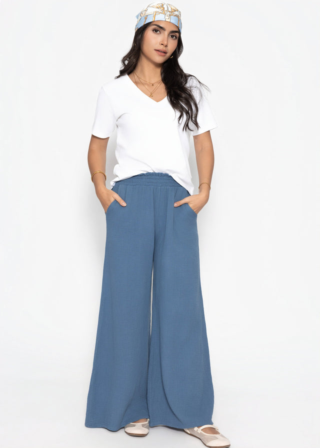 V-neck T-shirt - off-white