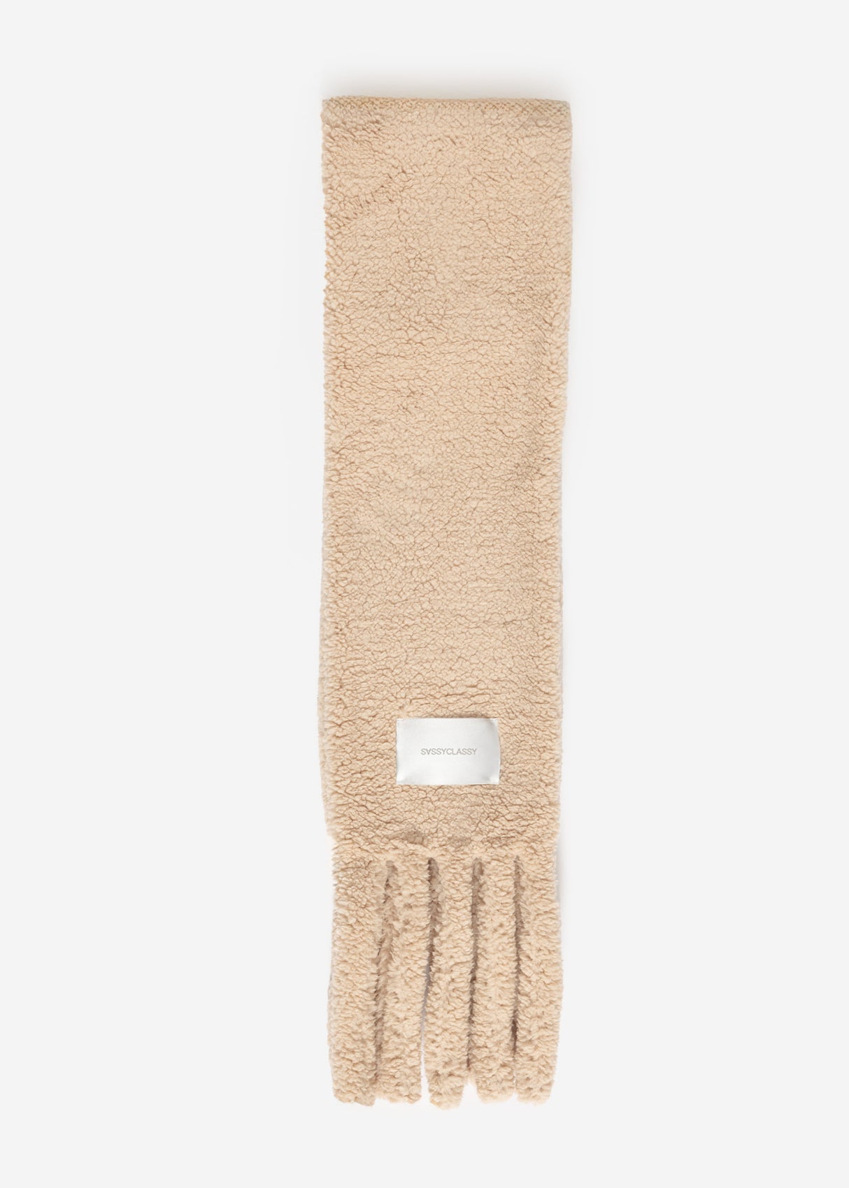 Teddy Schal - beige