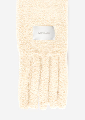 Teddy Schal - offwhite