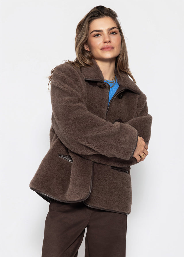 Teddyfell Jacke - braun