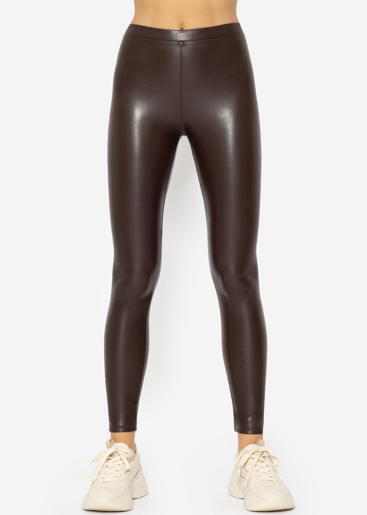 Thermal leggings, dark brown