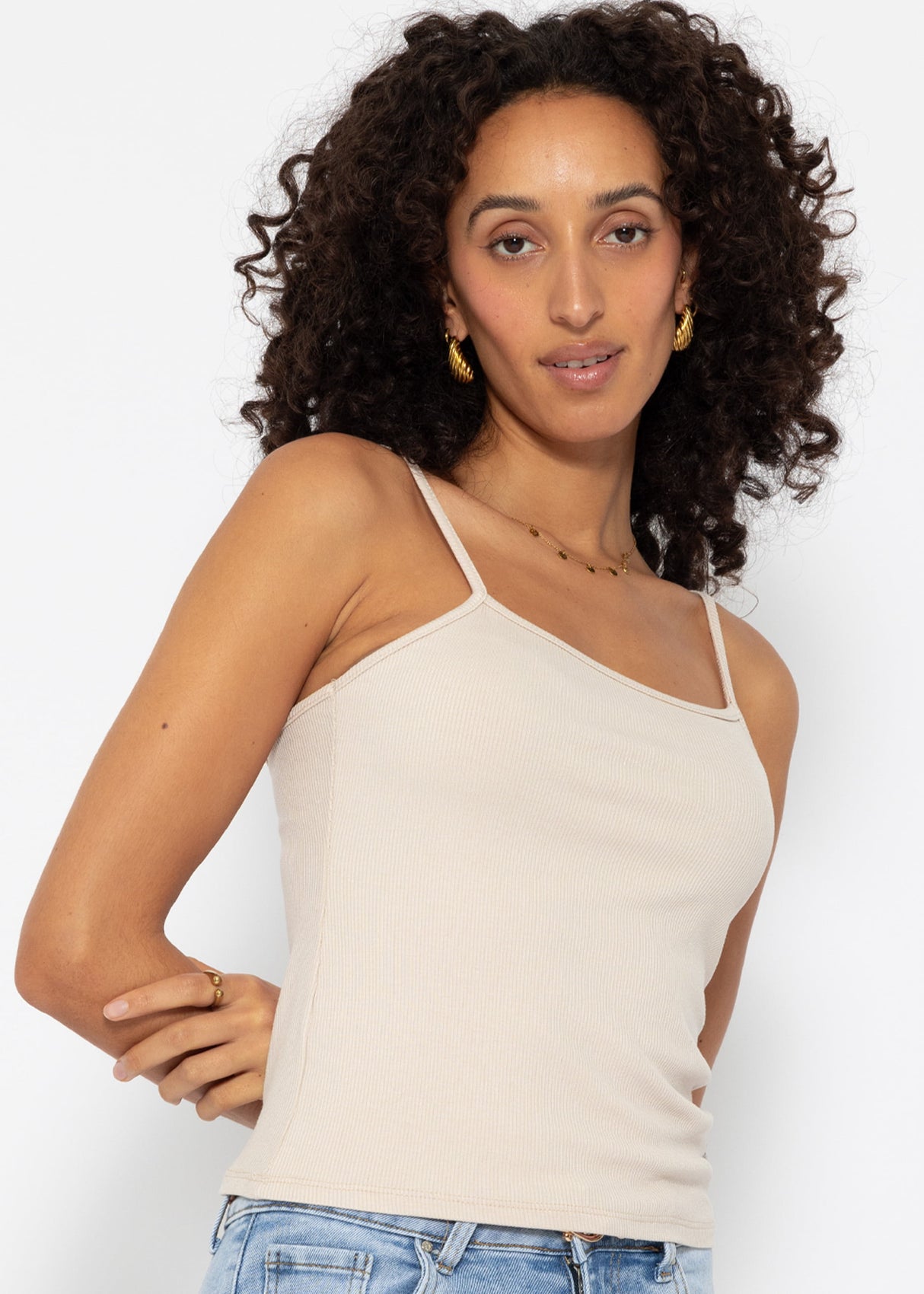 Träger Top - beige