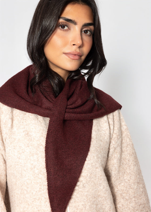Triangle Schal - burgundy