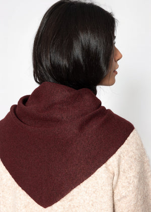 Triangle Schal - burgundy