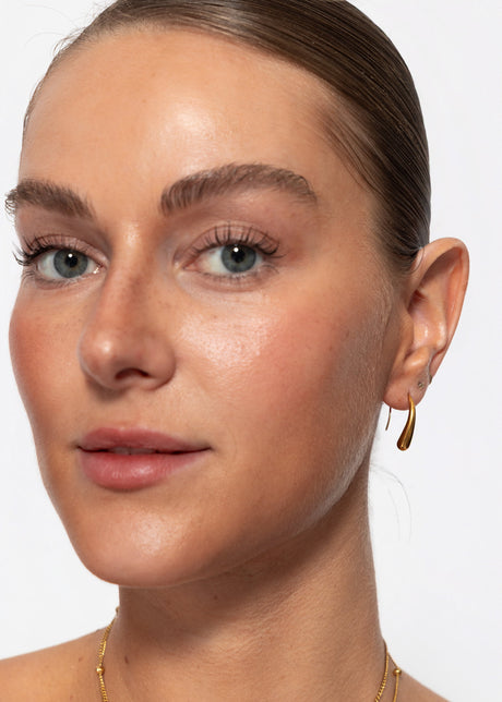 Teardrop earrings - gold