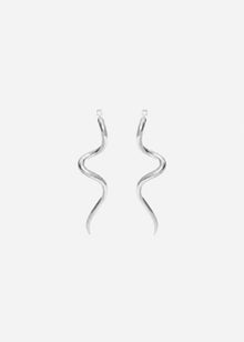 Wave Ohrstecker - silber