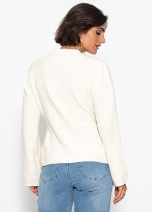 Wickelcardigan - offwhite