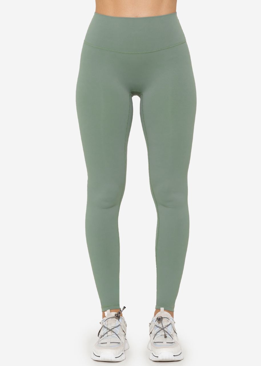 High Waist Sportleggings - khaki