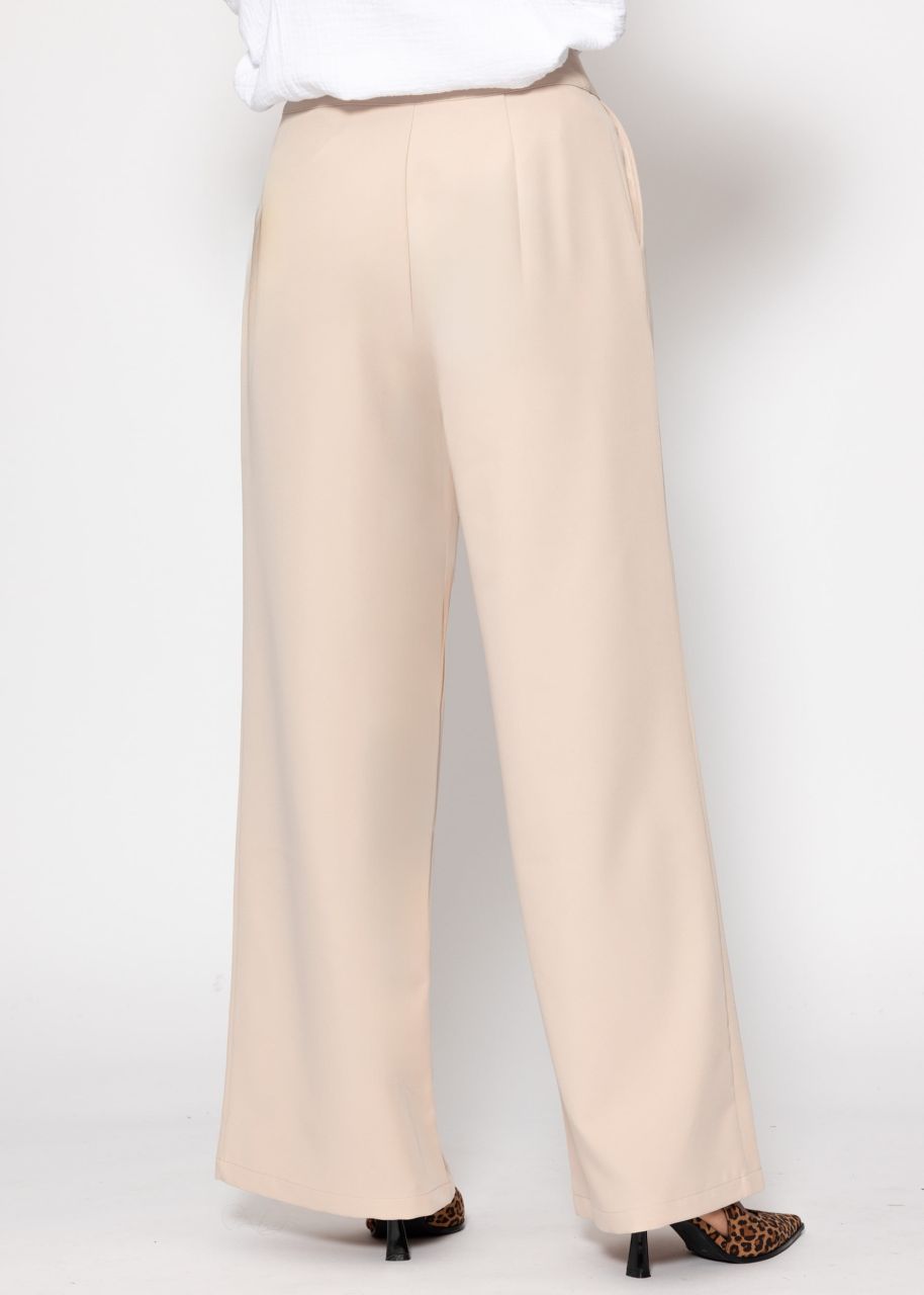 Leichte Stoffhose - beige