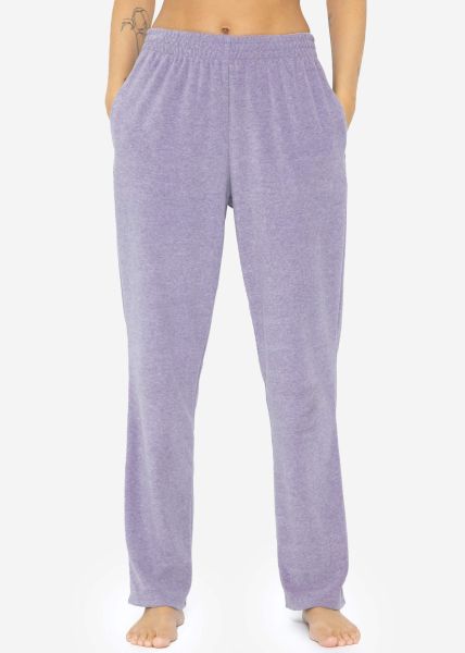 Frottee Pants - lila