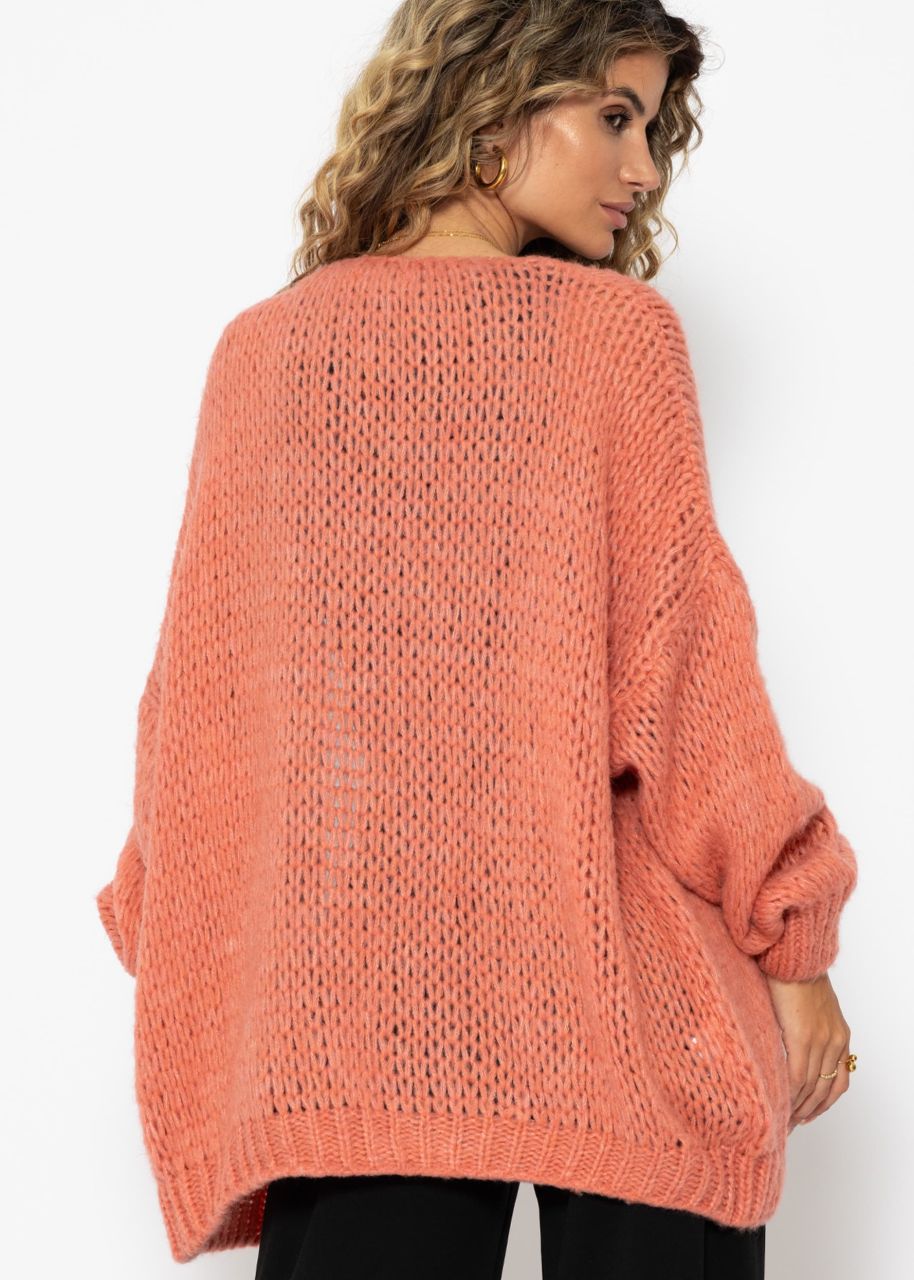 Oversize Cardigan - peach