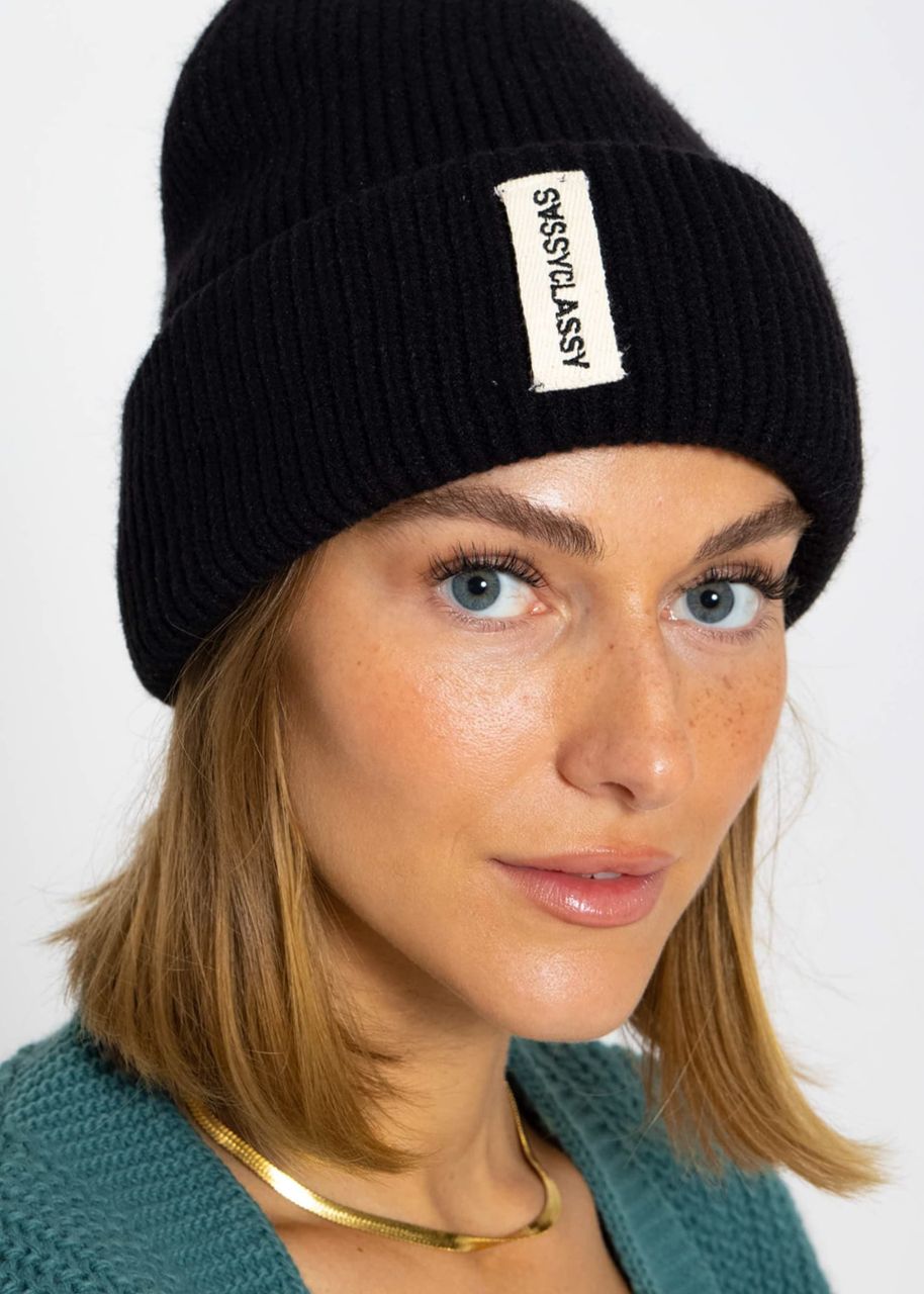 SASSYCLASSY Beanie - schwarz