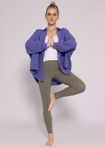 High-Waist Yoga-Pants, khaki