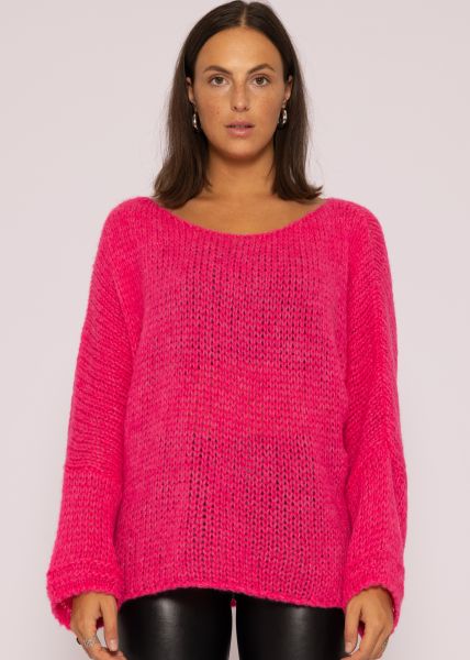 Oversize Pullover, pink