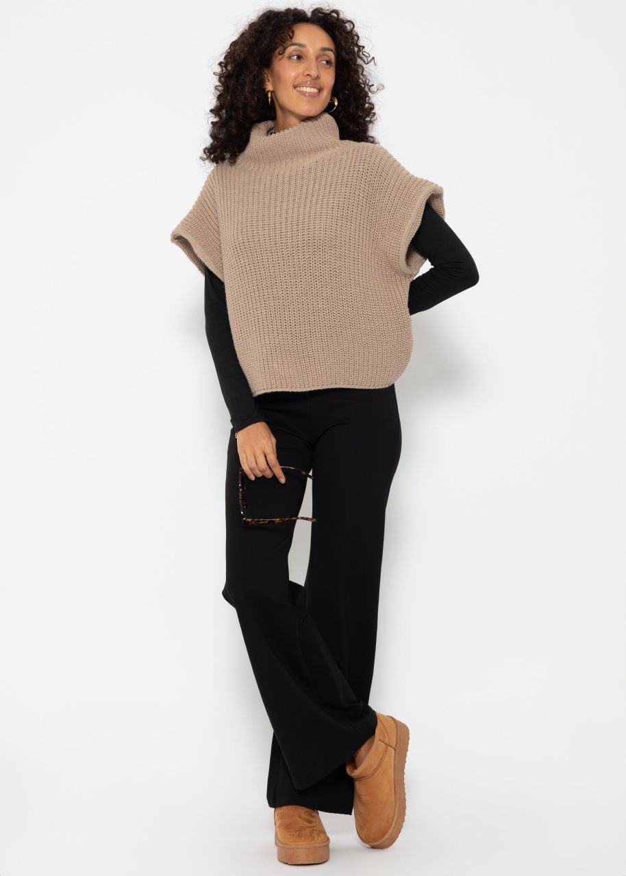 Pullunder mit Turtleneck - beige