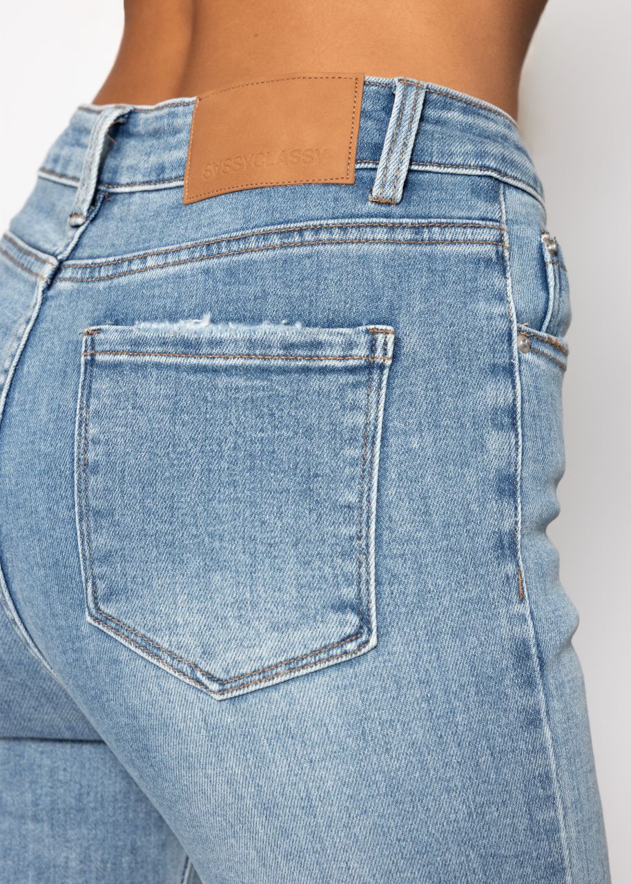 Highwaist Skinny Jeans - hellblau