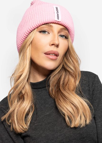 SASSYCLASSY Beanie - rosa