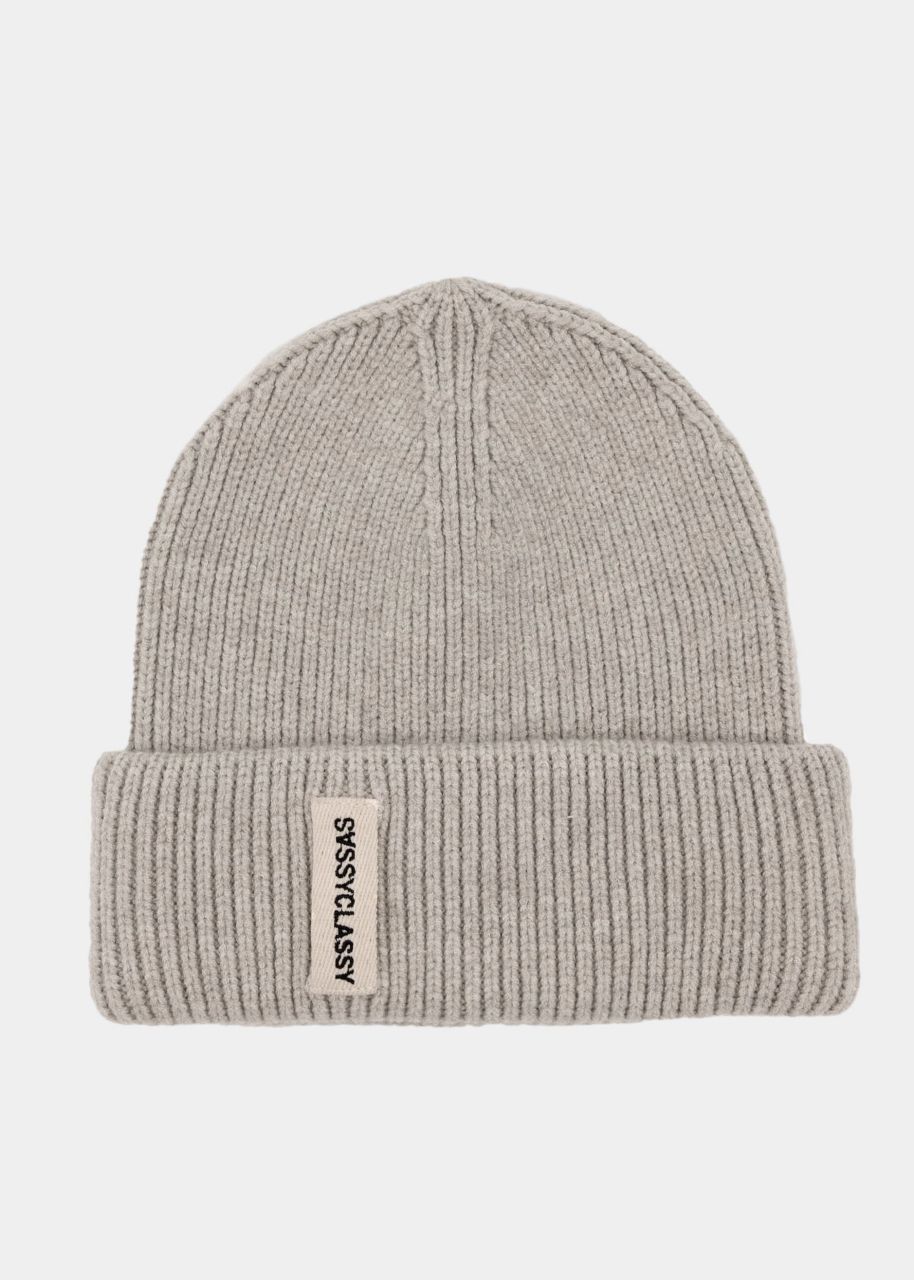 SASSYCLASSY Beanie - grau