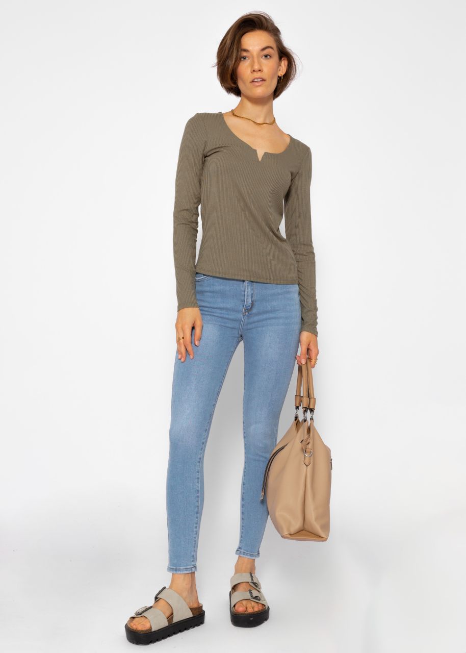 Highwaist Skinny Jeans - hellblau