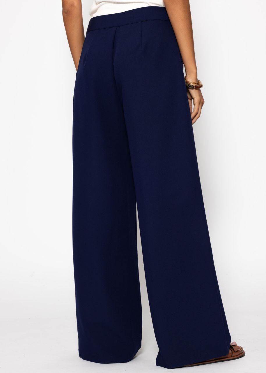 Leichte Stoffhose - dunkelblau