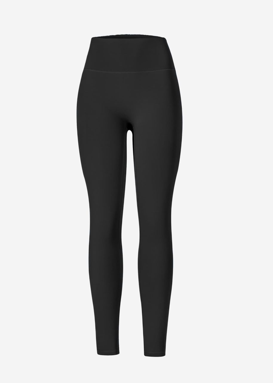 High Waist Sportleggings - schwarz