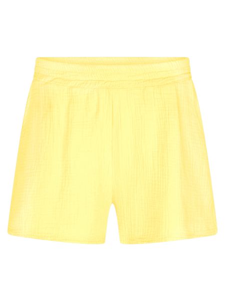 Musselin Shorts, gelb