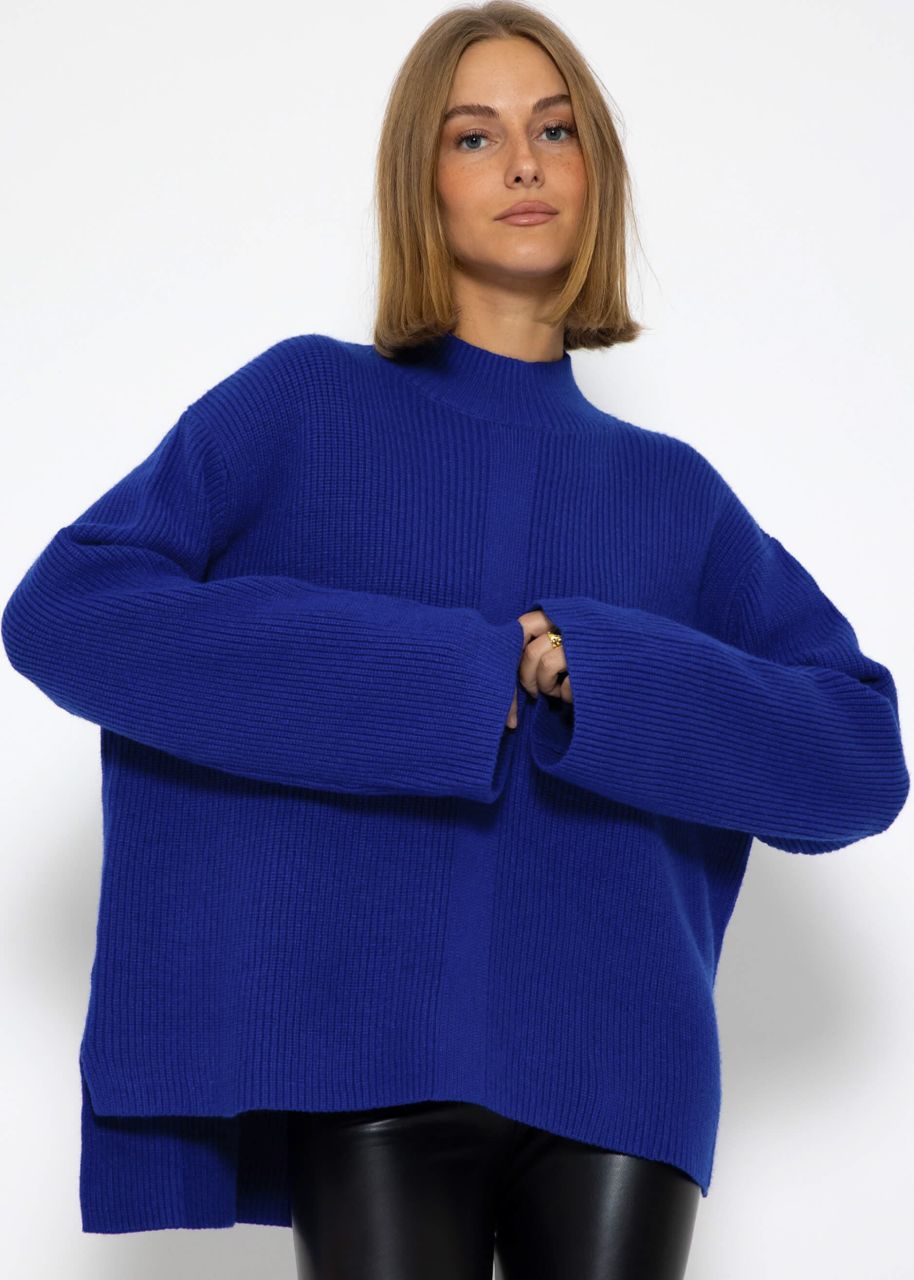 Turtleneck Pullover - royalblau