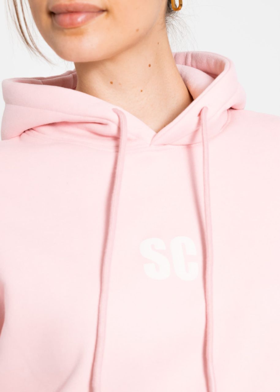 Sweatshirt mit Kapuze - rosa