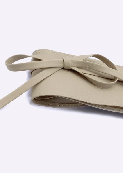 Bindegürtel, beige