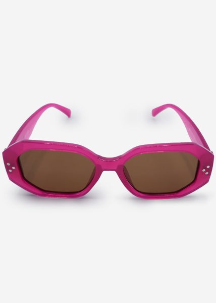 Große Sonnenbrille - pink