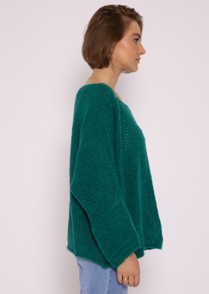 Oversize Pullover - grün