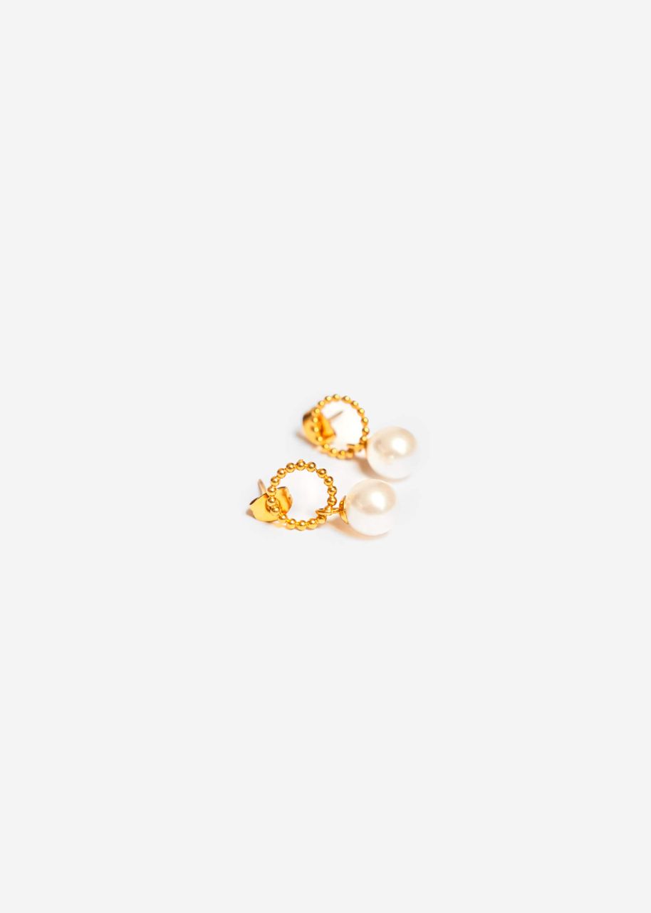 Ohrstecker mit Perle - gold