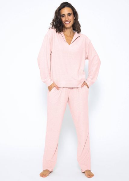 Frottee Pants - rosa