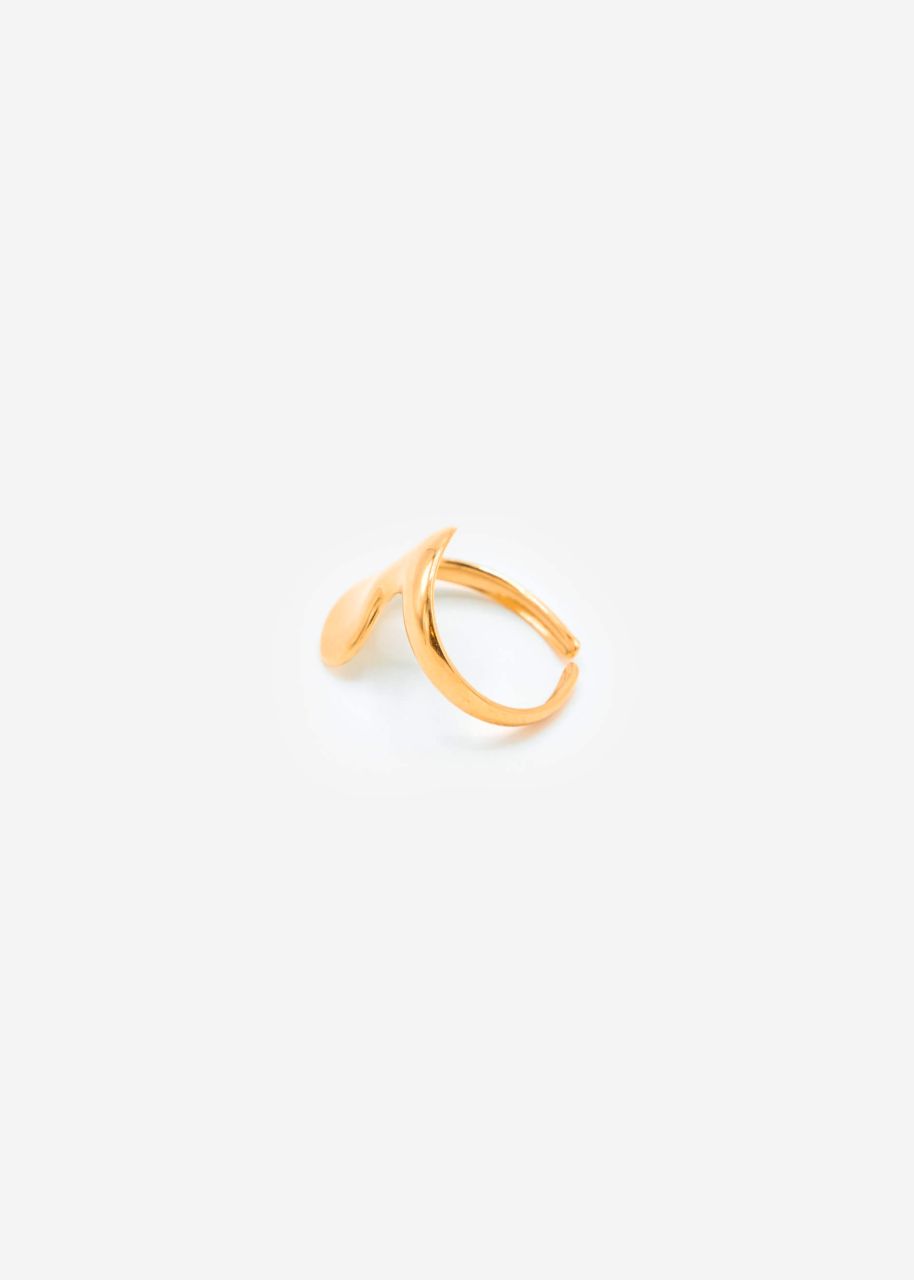 Geschlungener Ring - gold