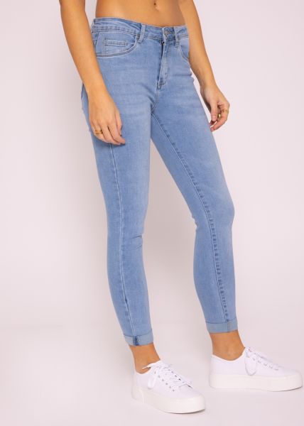 Stretchy Skinny Jeans, hellblau