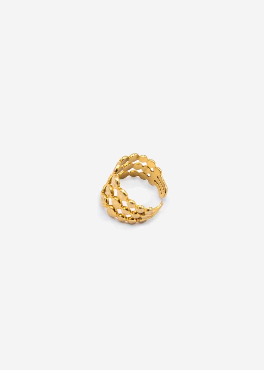 Breiter Ring, gold