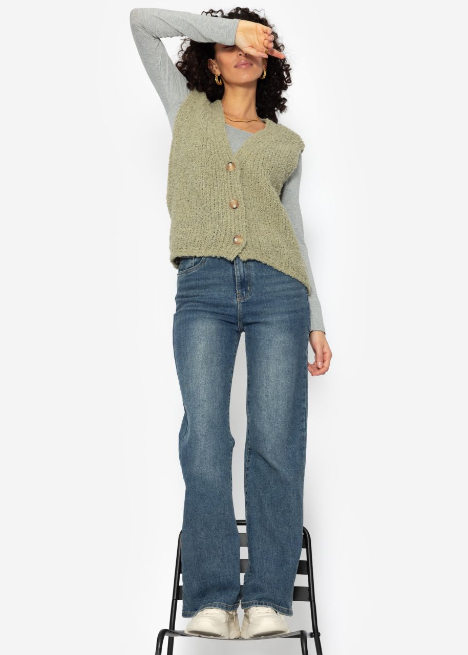 Straight Leg Jeans - mittelblau