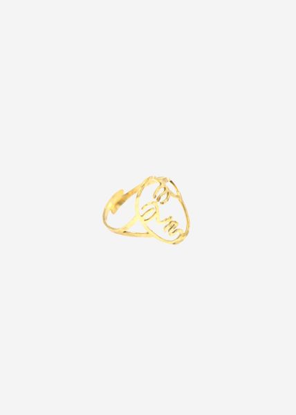 Ring "FACE", gold