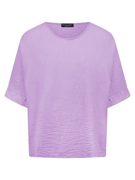 Lässiges Musselin Shirt, flieder