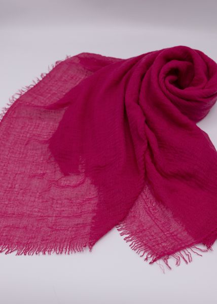 Musselin Schal, pink