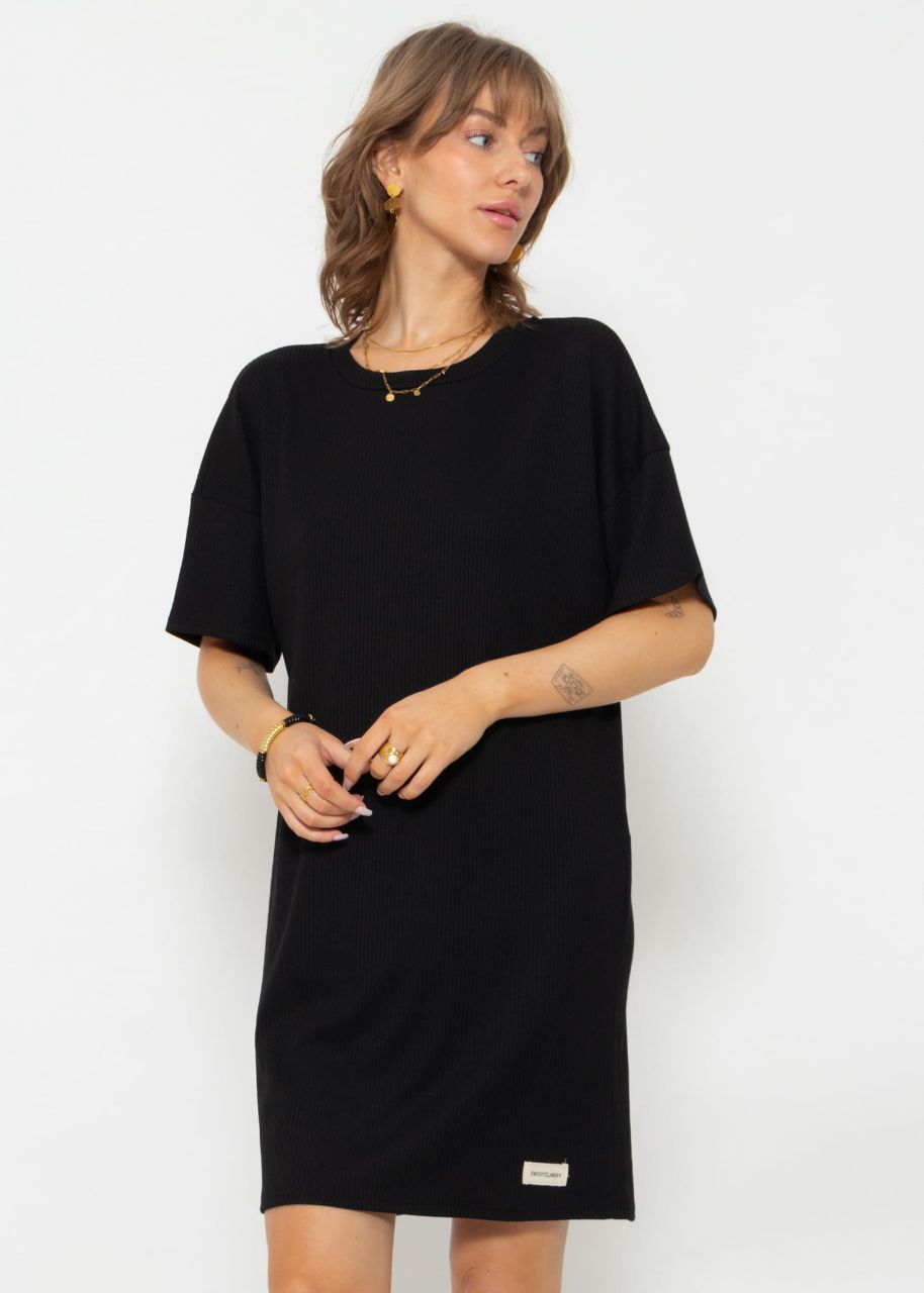 T-Shirt Kleid - schwarz
