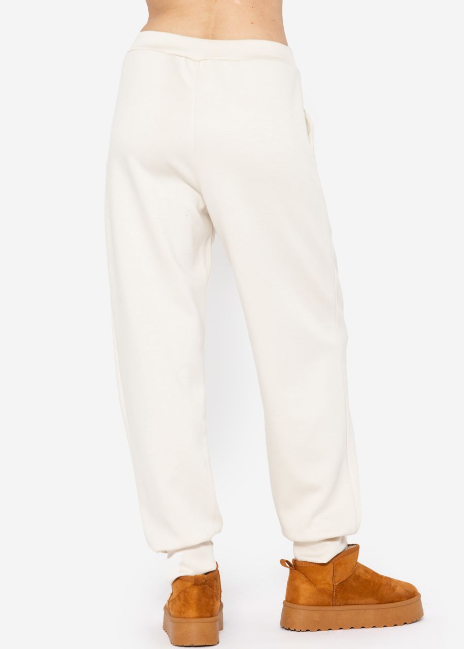 Softe Jogginghose - offwhite