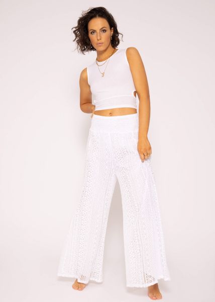 Top mit Cut-Out, offwhite