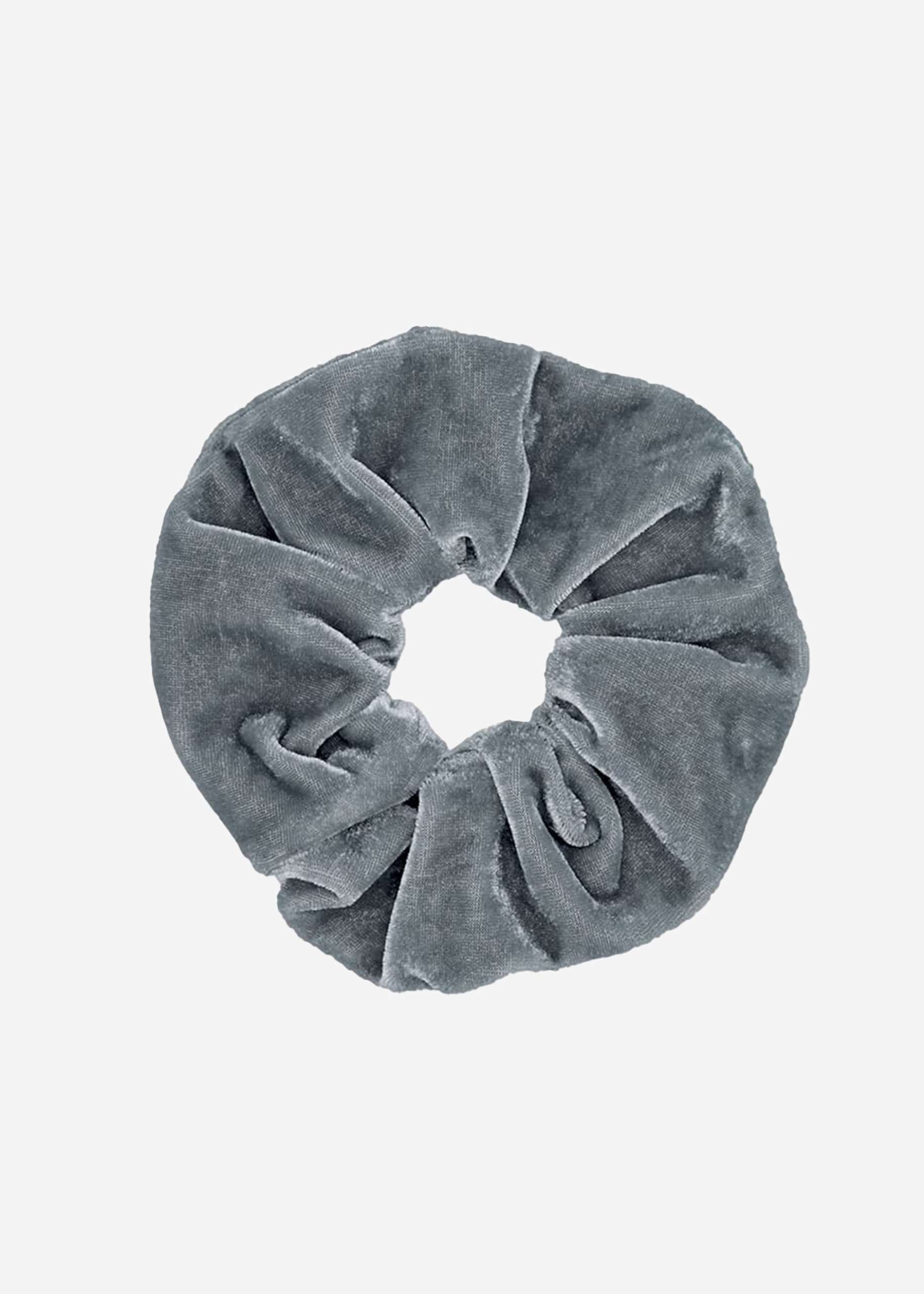 Scrunchie aus Velvet, hellgrau