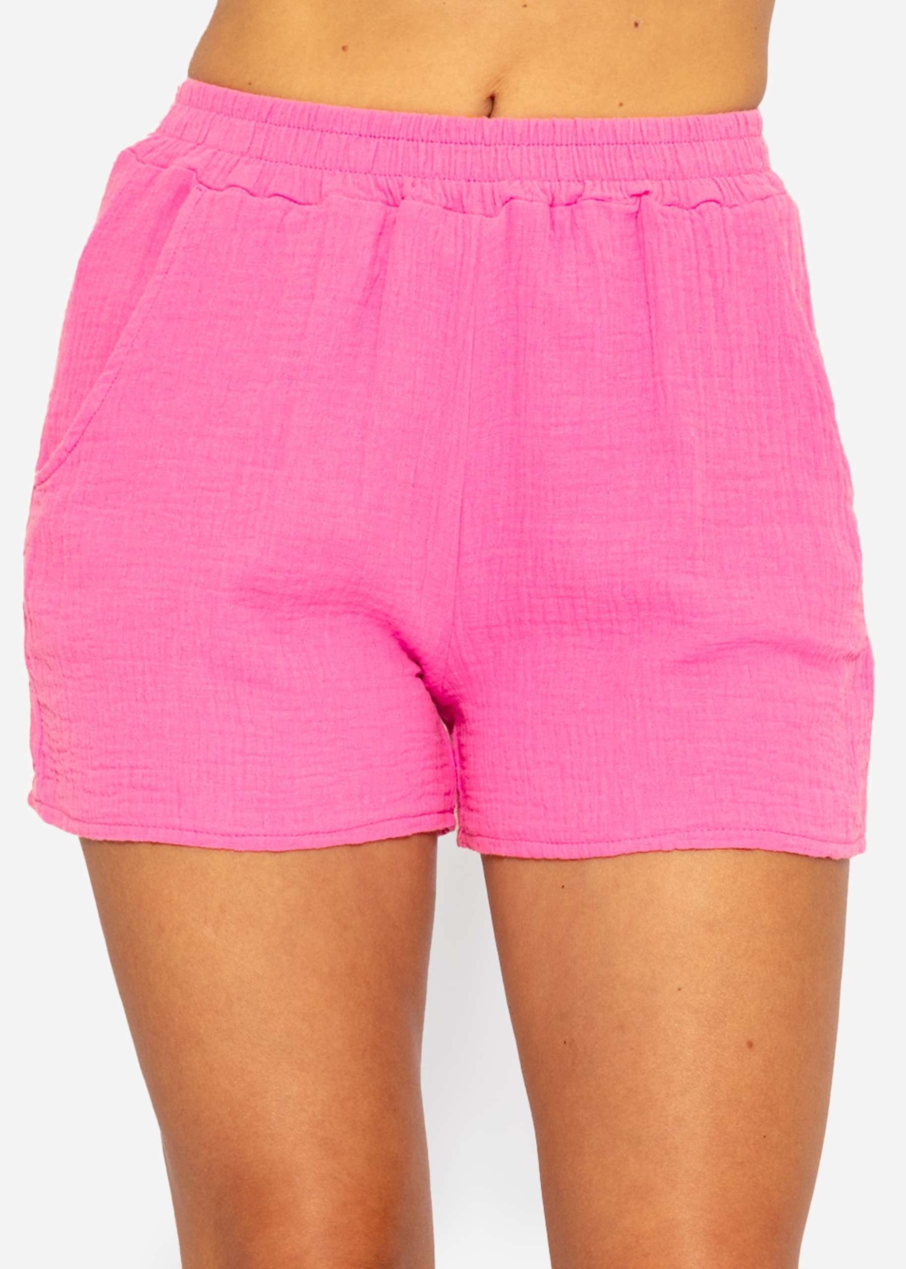 Musselin Shorts, pink