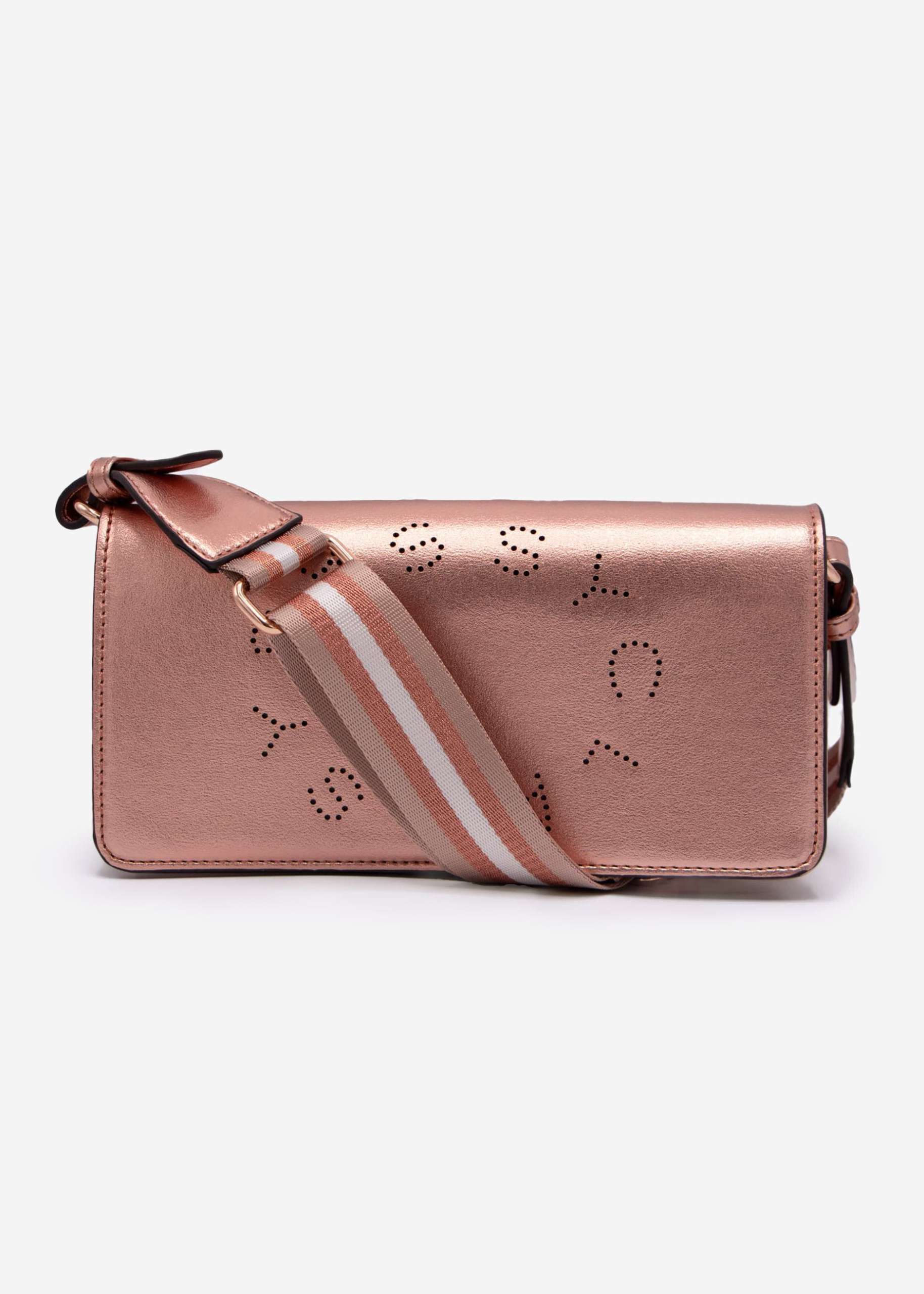 Glänzende SASSYCLASSY Handtasche, rosa