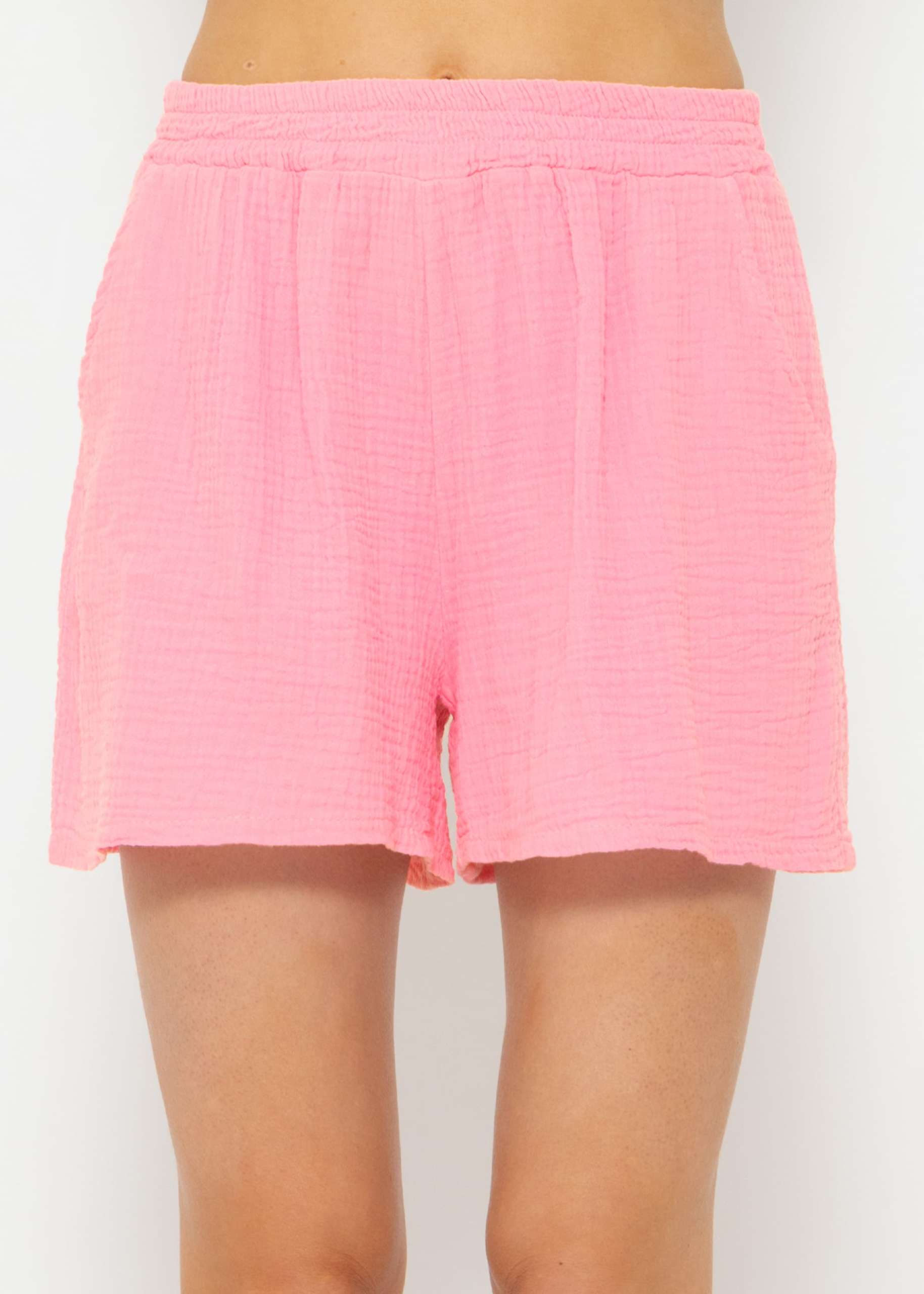 Musselin Shorts, rosa