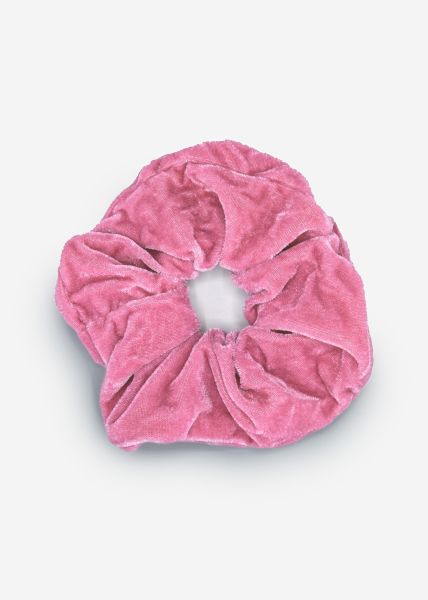 Scrunchie aus Velvet - rosa
